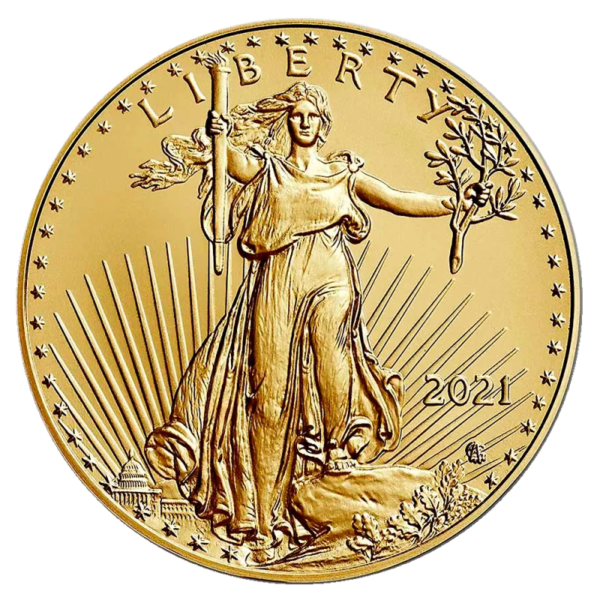 1 oz American Eagle Gold Coin 2021 Design